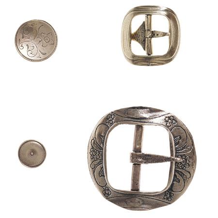 Knapper og spenner i bronse