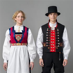 Fana kvinne- og mannsbunad