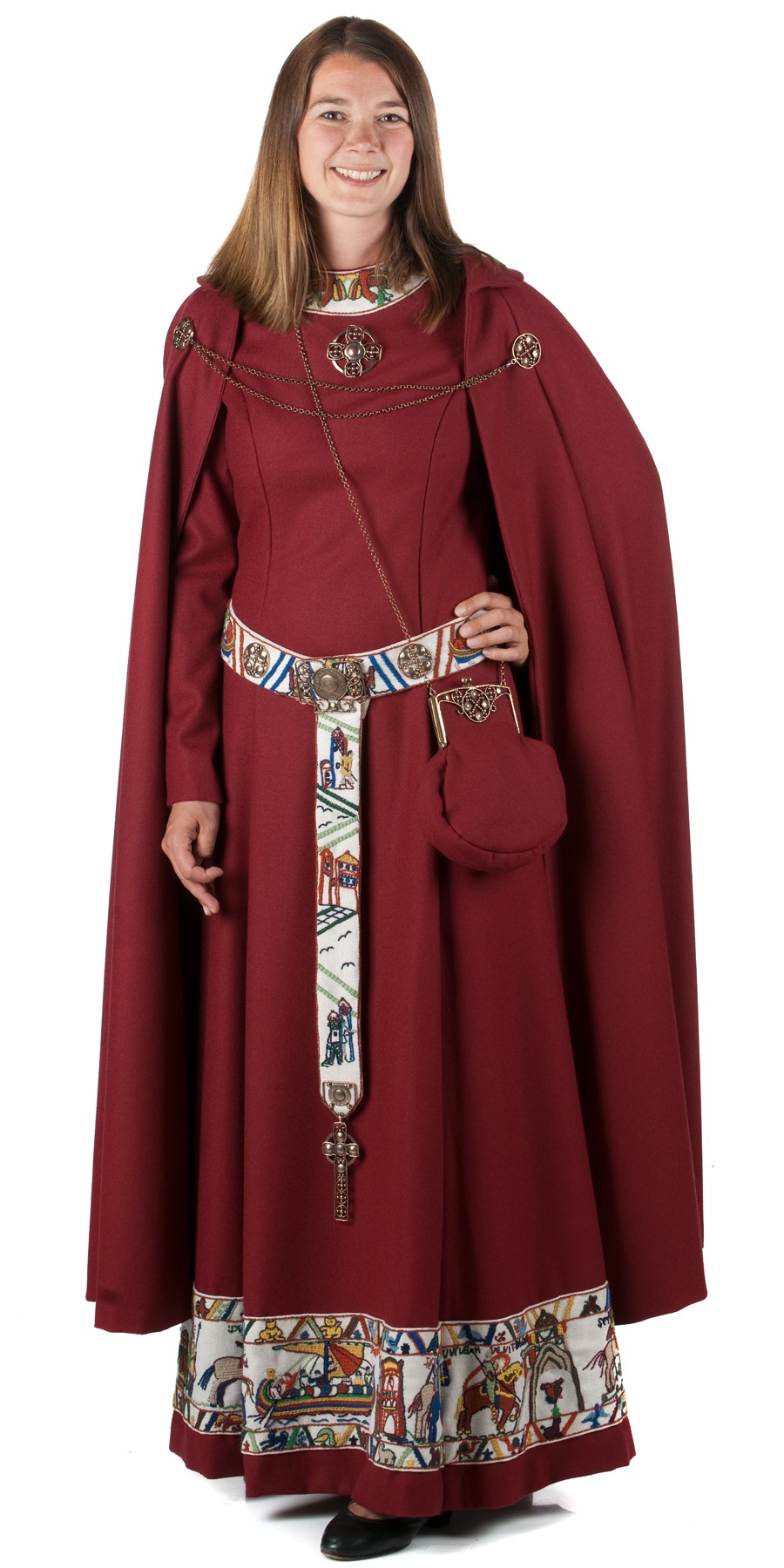 Bilde av Sagadrakten rustrød