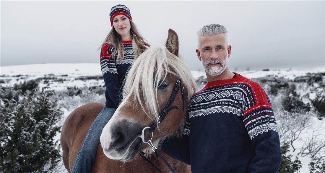 Bilde av Norske strikkeklassikere i 100% ull