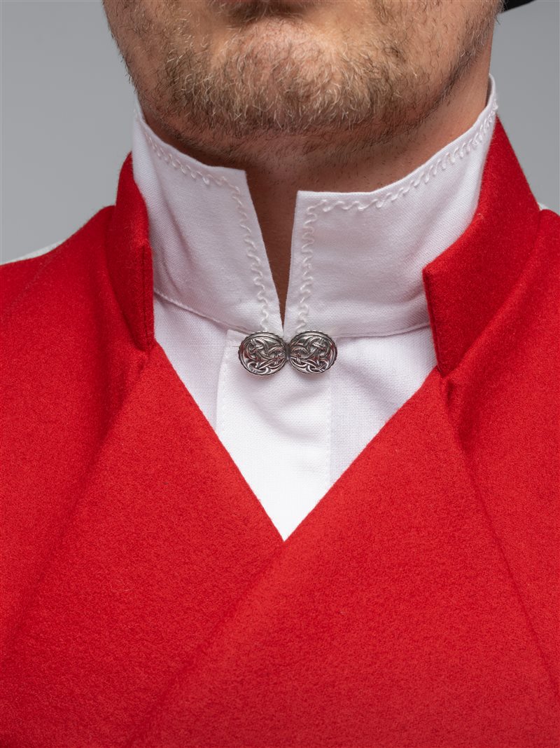 Bilde av Alternativ halsnål til Vestfold herre modell Borre rød
