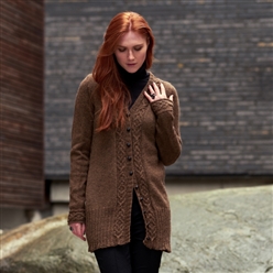 Bilde av Strikkepakke Barra jakke, str. L - Linda Marveng