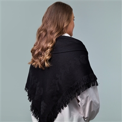 Bilde av BUNADSJAL MED KONGLEBORD