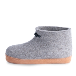 Bilde av Grå tøfler i filt ECO - den originale Haus tøffelen