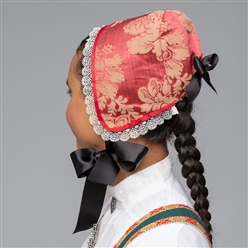 Bilde av Materialpakke lue til Vestfold Husflidslags kvinnebunad 56 mod rosa