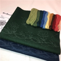 Bilde av Materialpakke Nordlandsbunad prøvelapp