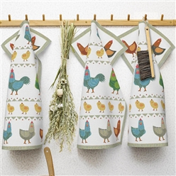 Bilde av Håndkle Hønsfamilie 40x60 cm