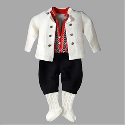 Bilde av Strikkepakke bunad fra Trøndelag, med røtter i Gauldalen