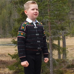 Bilde av Strikkepakke Finkofta fra Ringerike Barn