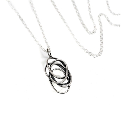 Bilde av Flor ovalt smykke 264S, 68 cm