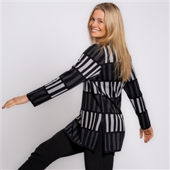 Bilde av Lang genser lys/mørk grå