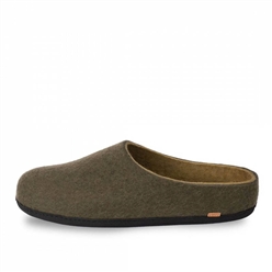 Bilde av Slipper skogsgrønn herre, med såle som tåler vann