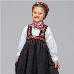 Bilde av Broderingspakke til barnebunad fra Øvre Hallingdal