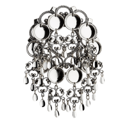 Bilde av Sølje med 16 mm trådkantlauv, oksidert