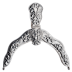 Bilde av Veskelås forsølva, oksidert