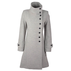 Bilde av Helle tovet ullkåpe lys grå