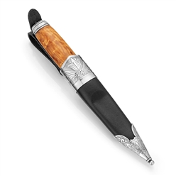 Bilde av Myte slirekniv med tinndekor