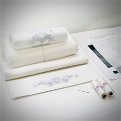 Bilde av Materialpakke Stranda Dame Bunadsskjorte 