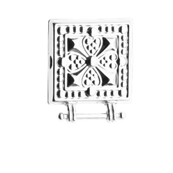 Bilde av Veskestøl med kort hempe, kvit