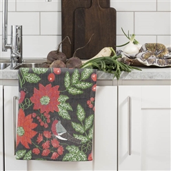 Bilde av Håndkle Julfåglar 35x50 cm