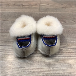 Bilde av SELSKINNSTØFLER TIL BARN STR.19-30