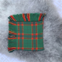 Bilde av Ullsjal i kamgarn grønn