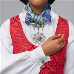 Bilde av MATERIALPAKKE, SKJORTE TIL TROMSBUNADEN FOR KVINNER