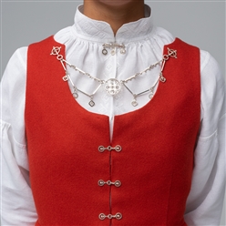 Bilde av MATERIALPAKKE SKJORT, FINNMARKSBUNADEN FOR KVINNER