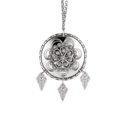 Bilde av Agnus Dei Trønder med 90 cm kjede, oksidert