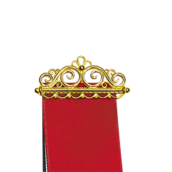 Bilde av 17.mai-sløyfe, forgylt