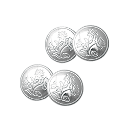 Bilde av Mansjettknappar Nordland gravert dobbel, kvit