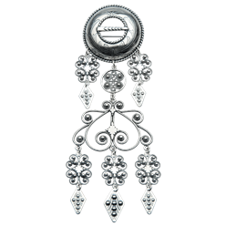 Bilde av Sølje Nordmøre med rund topp stor, oksidert