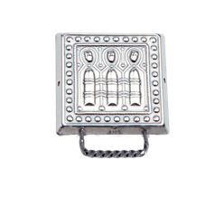 Bilde av Veskestøl liten med kort hempe, oksidert