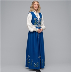 Bilde av KOMPLETT MATERIALPAKKE TIL TROMSØ FESTDRAKT