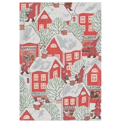 Bilde av Håndkle Tomtebyn 35x50 cm