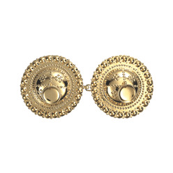 Bilde av Beltespenne til skinnlist, forgylt