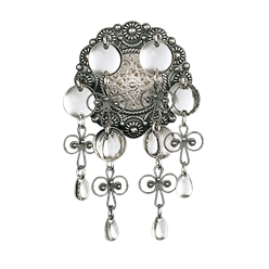 Bilde av Sølje, oksidert/ kvit