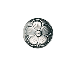 Bilde av Knapp 15 mm med botn, oksidert