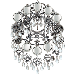 Bilde av Sølje med 14 mm trådkantlauv, oksidert