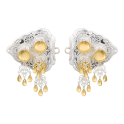 Bilde av Spenne Hallingdal med 430 heng, kvit/forgylt