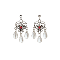 Bilde av Øyrepynt med stein, oksidert