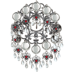 Bilde av Sølje med stein, oksidert