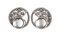 Bilde av Maljer Telemark filigran med lauv, oksidert