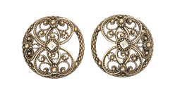 Bilde av Maljer Telemark små filigran, gamalforgylt