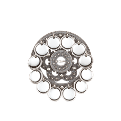 Bilde av Slangesølje Telemark med lauv, oksidert