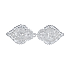 Bilde av Jakkespenne liten hvit 3021