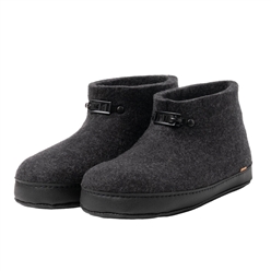 Bilde av Koksgrå tøfler i filt - Den originale Haustøffelen