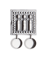 Bilde av  Beltestøl med trådkantlauv, oksidert