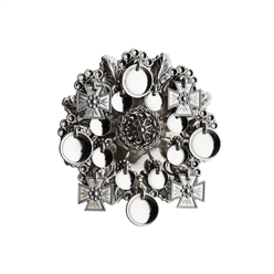 Bilde av Sølje med kruse, oksidert