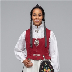 Bilde av Materialpakke, pikelue til Balsfjordbunaden